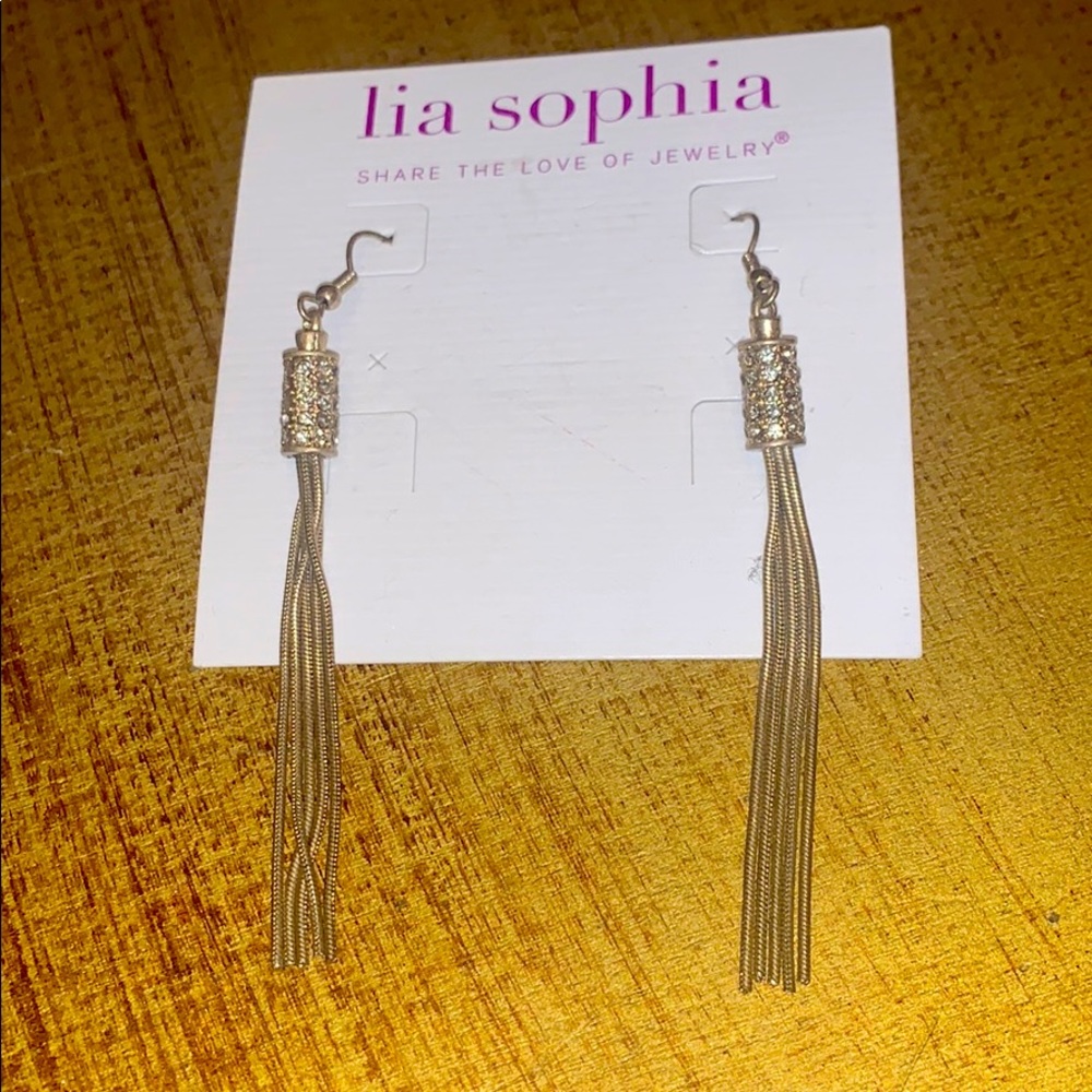 Gold earrings